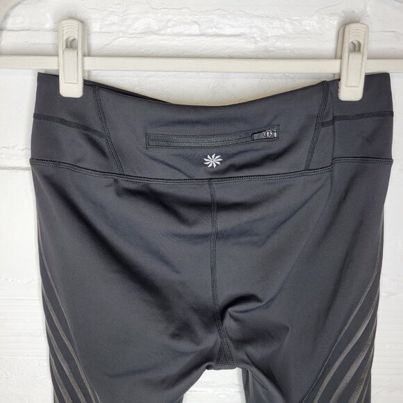 Athleta Women's Medium Leggings Black Crop - Picture 3 of 6